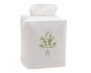 Photo of the Lily of the Valley | Tissue Box Cover ensemble.