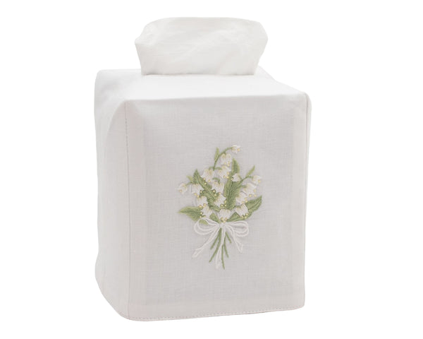 Photo of the Lily of the Valley | Tissue Box Cover ensemble.