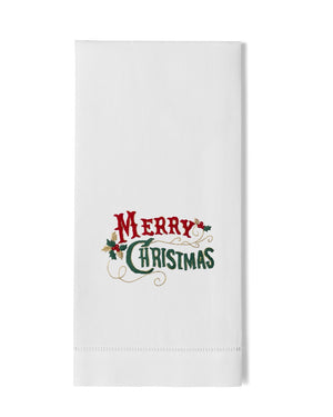 Photo of the Merry Christmas Classic | Guest Towel ensemble.