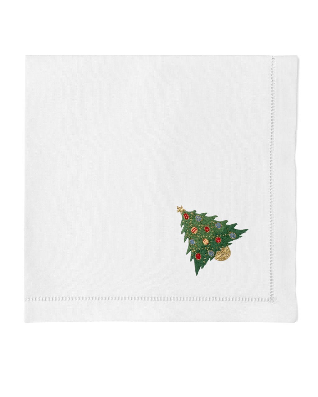 Image of Henry Handwork ORNAMENT TREE napkin.