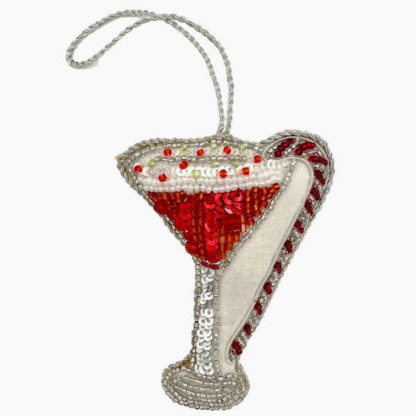 Photo of the Peppermint Martini Ornament ensemble.