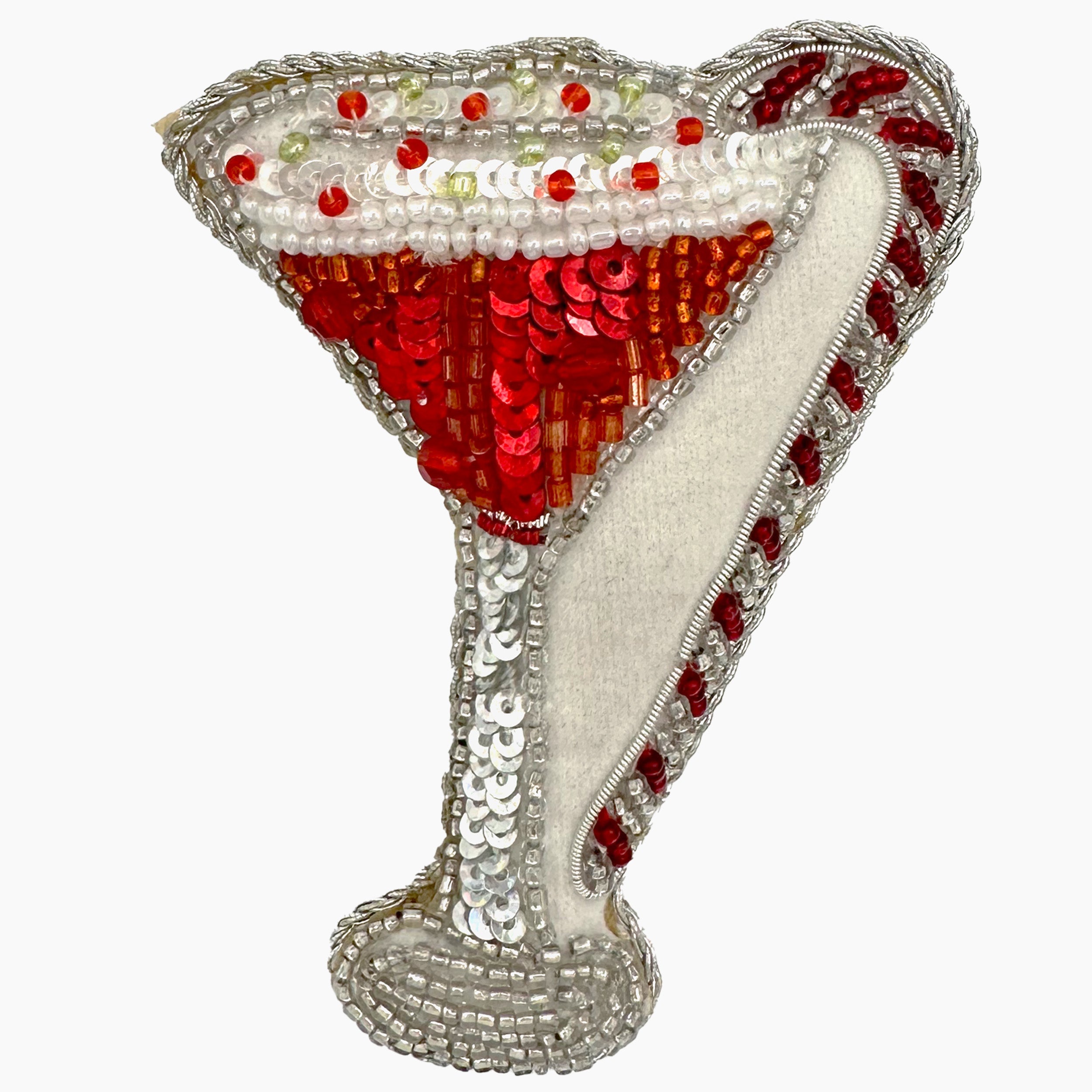 Henry Handwork Peppermint Martini Ornament