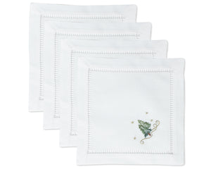 Photo of the Pine Trees | Cocktail Napkins, Set of 4 ensemble.