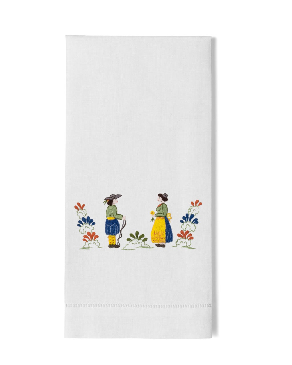 Image Of Henry Handwork Quimper hand towel.