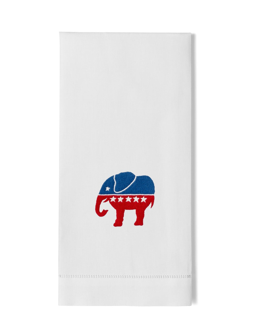 Image Of Henry Handwork Republican Elephant hand towel.