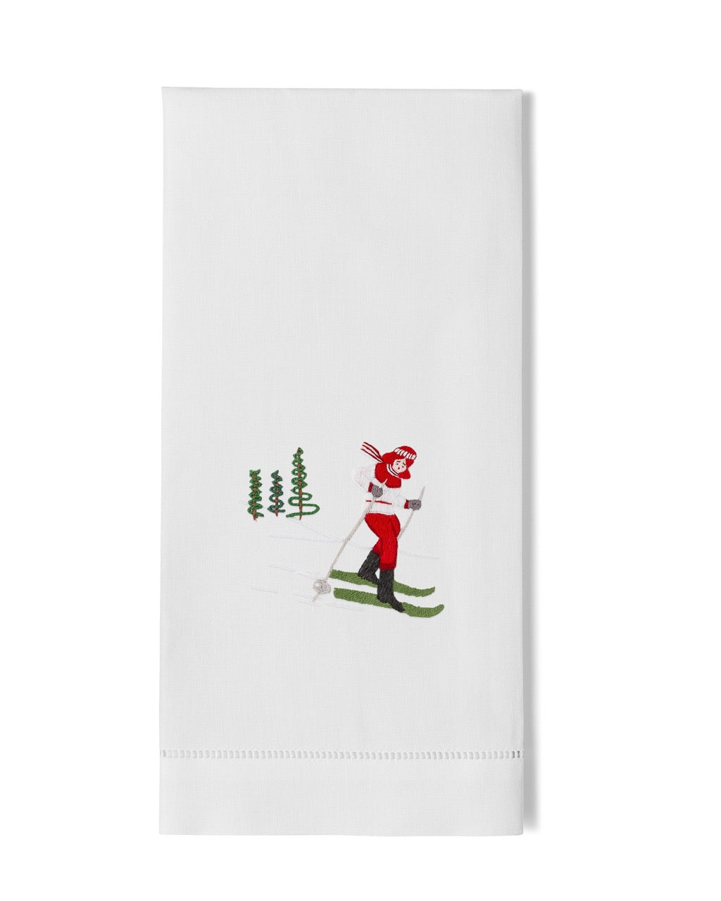 Image Of Henry Handwork Skier Jill hand towel.