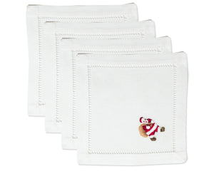 Photo of the Santa | Cocktail Napkins, Set of 4 ensemble.