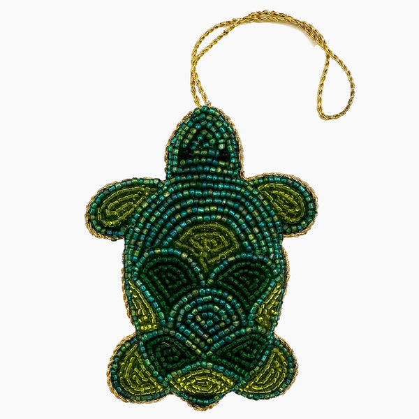 Photo of the Sea Turtle Ornament ensemble.