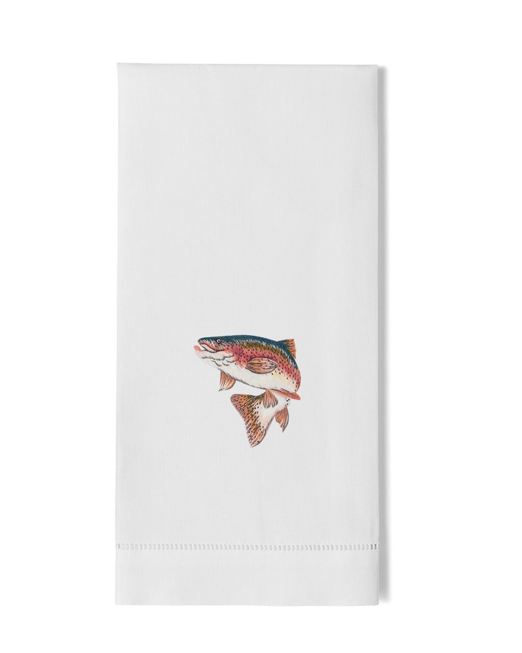 Image Of Henry Handwork Trout Jump hand towel.