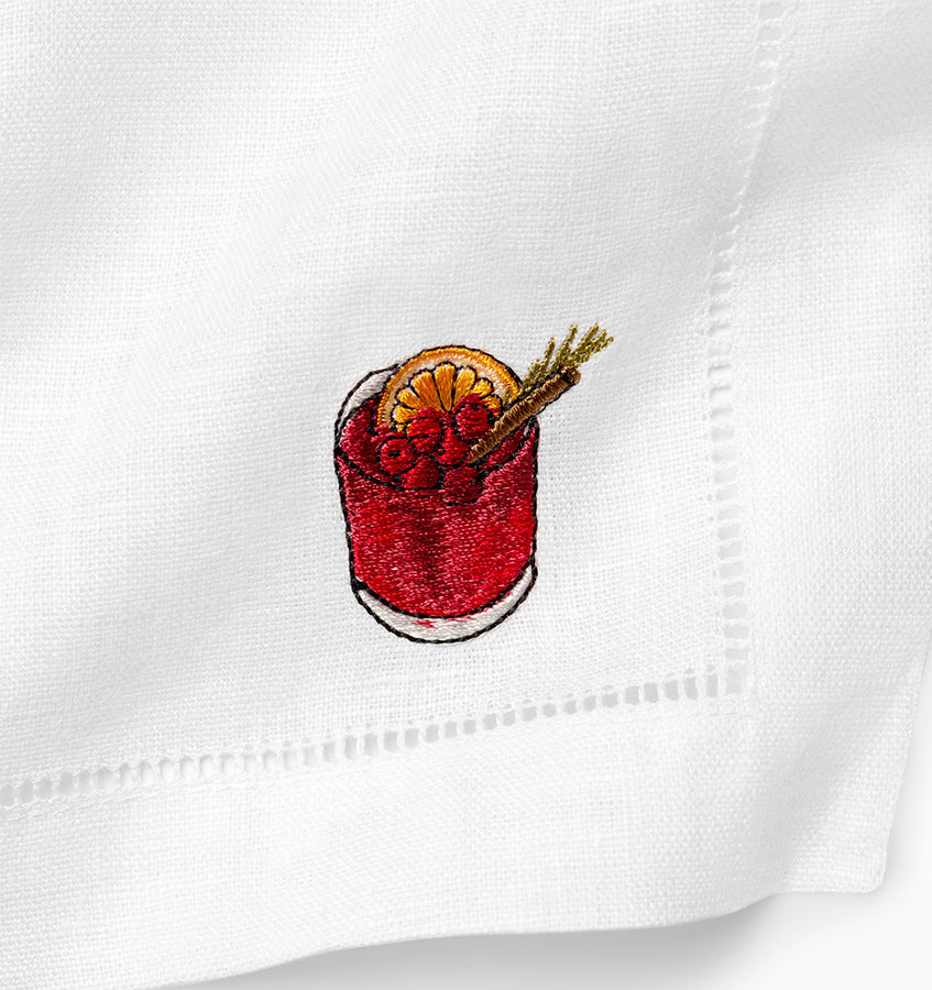 Sferra Holiday Punch | Cocktail Napkin
