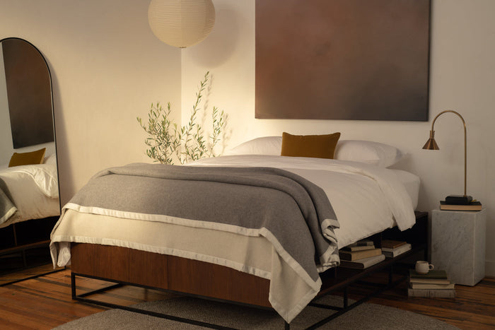 Photo of the Organico Percale | Sheet Set ensemble.