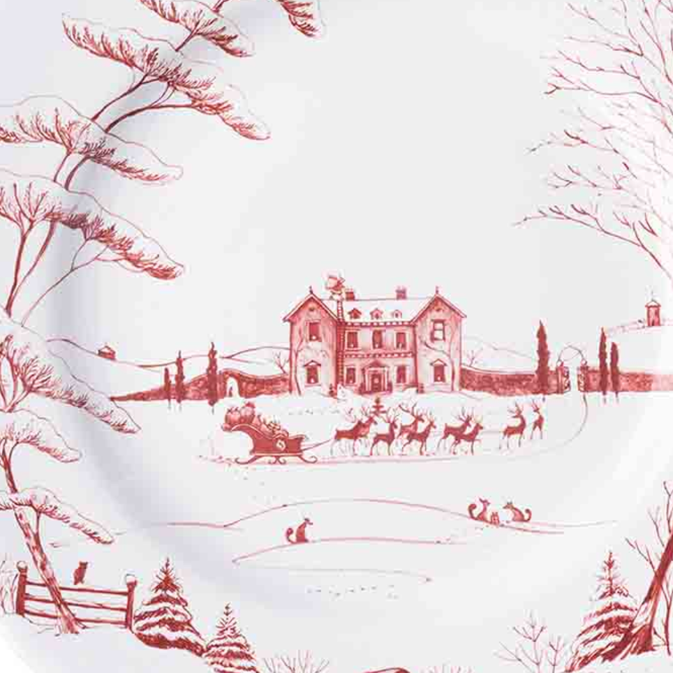 Country Estate Winter Frolic | Dinner Plate Set
