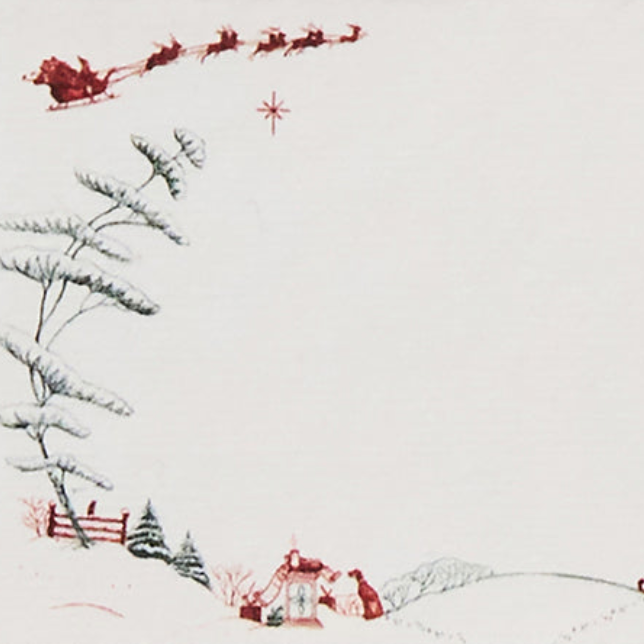Country Estate Winter Frolic | Place Card Set