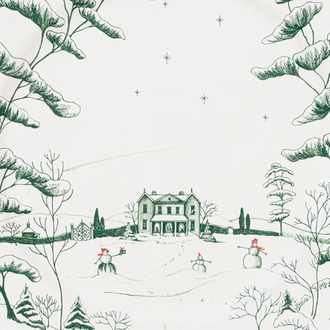 Country Estate Winter Frolic | Charger