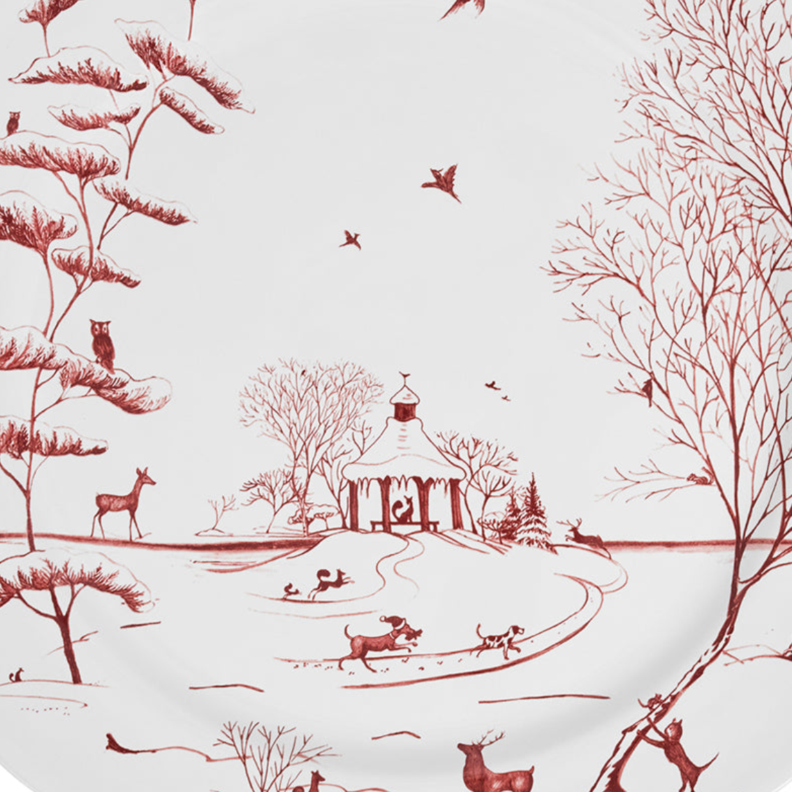 Country Estate Winter Frolic | Charger