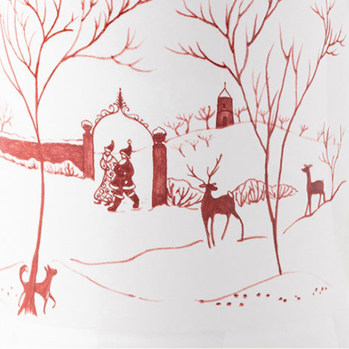 Country Estate Winter Frolic | Santa & Merry Mug Set