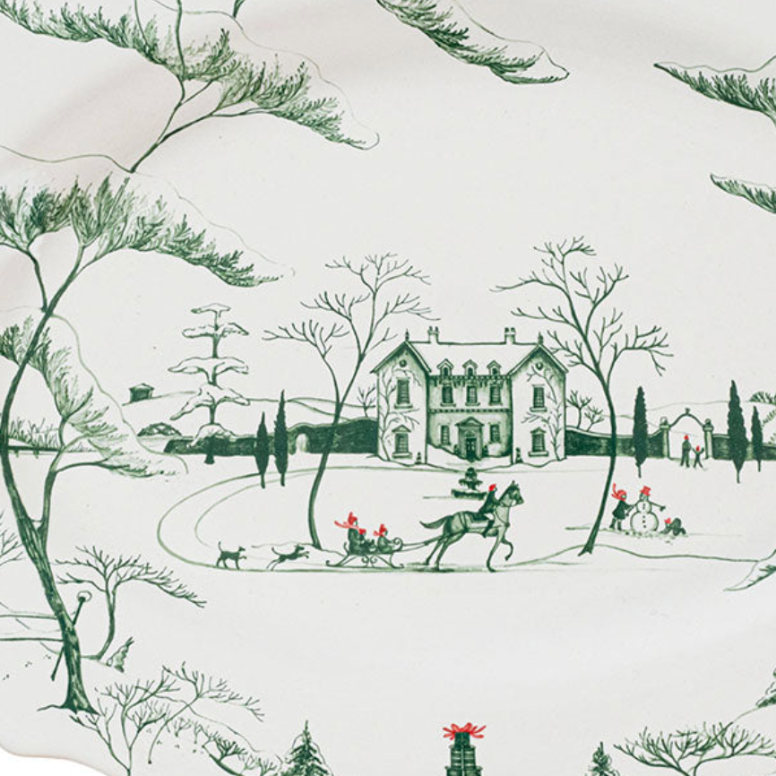Country Estate Winter Frolic | Platter