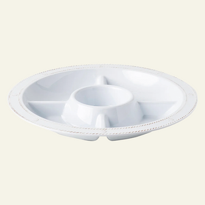 Photo of the Berry & Thread Melamine | Crudite Platter Set ensemble.
