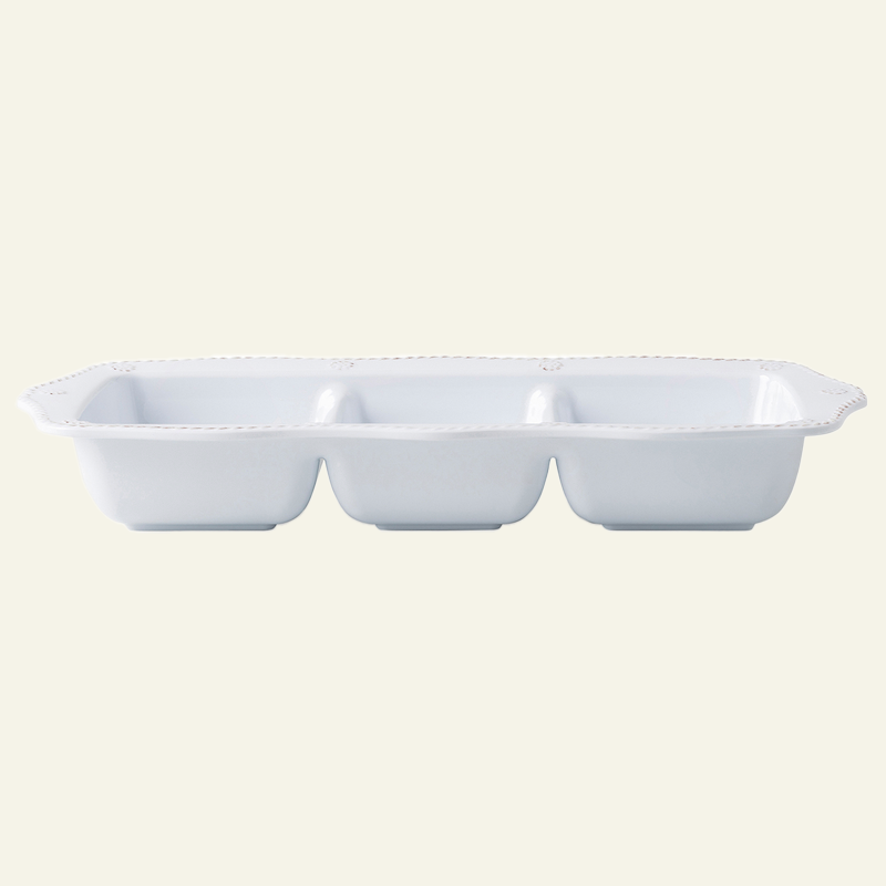 Berry & Thread Melamine | Triple Section Server Set