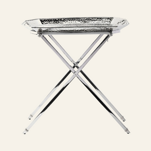 Photo of the Graham | Bar Tray + Stand ensemble.