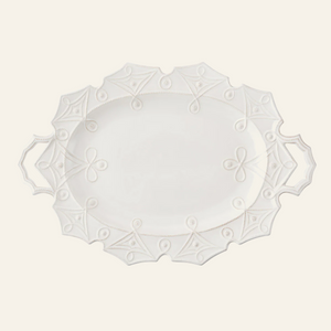 Photo of the Jardins du Monde | Handled Platter ensemble.