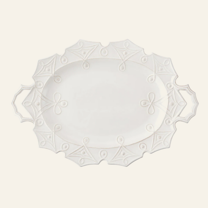 Photo of the Jardins du Monde | Handled Platter ensemble.