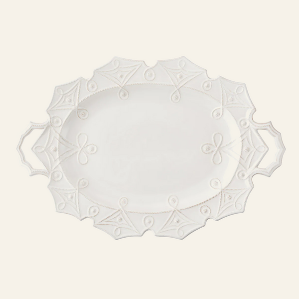 Photo of the Jardins du Monde | Handled Platter ensemble.