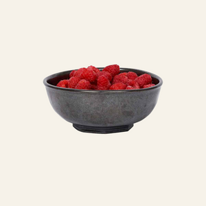 Photo of the Pewter Stoneware | Berry Bowl Set ensemble.