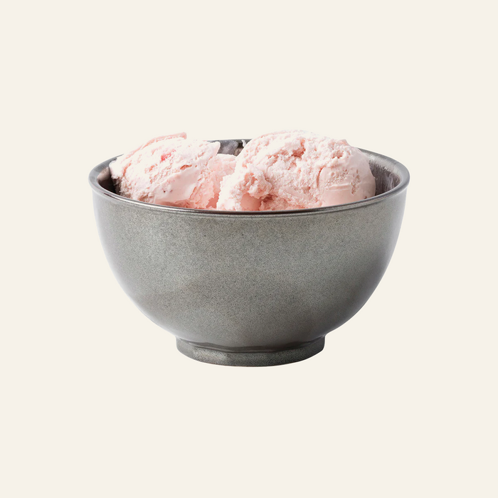 Photo of the Pewter Stoneware | Cereal Bowl Set ensemble.