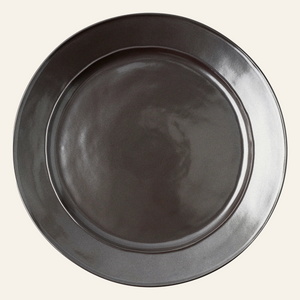 Photo of the Pewter Stoneware | Charger Set ensemble.