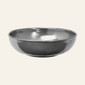Photo of the Pewter Stoneware | Coupe Bowl Set ensemble.