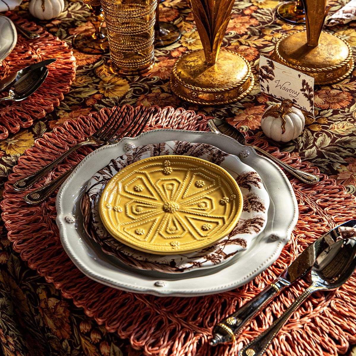 Jardins Du Monde | Assorted Cocktail Plate Set