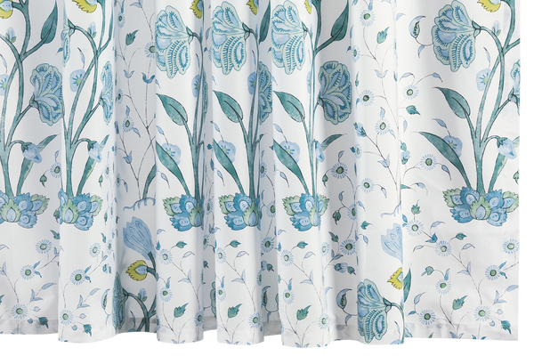 Photo of the Khilana Shower Curtain ensemble.