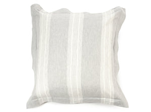 Photo of the Sisco Stripe | Euro Pillow Sham ensemble.