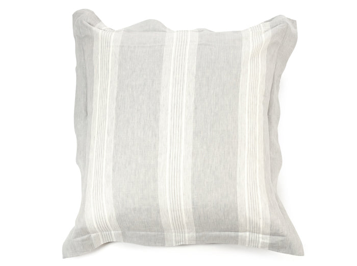 Photo of the Sisco Stripe | Euro Pillow Sham ensemble.