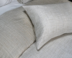 Photo of the Mosaico Jacquard | Duvet Cover ensemble.