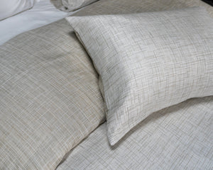 Photo of the Mosaico Jacquard | Duvet Cover ensemble.