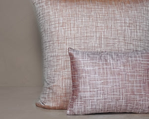 Photo of the Mosaico Jacquard | Boudoir Flip Sham ensemble.