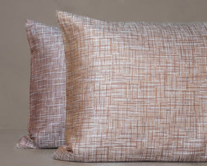 Photo of the Mosaico Jacquard | Pillow Sham ensemble.
