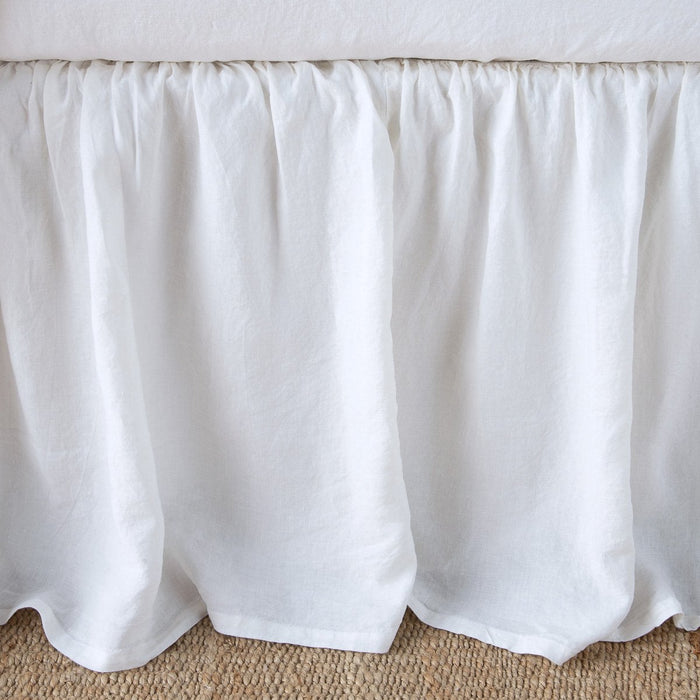 Photo of the Linen | Bed Skirt ensemble.