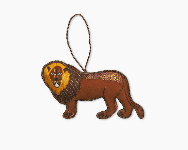 Photo of the Lion Ornament ensemble.