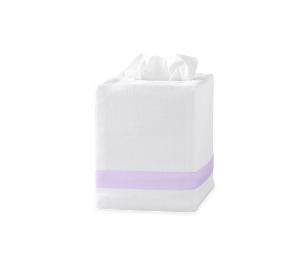 Photo of the Lowell | Linen Tissue Box Cover ensemble.