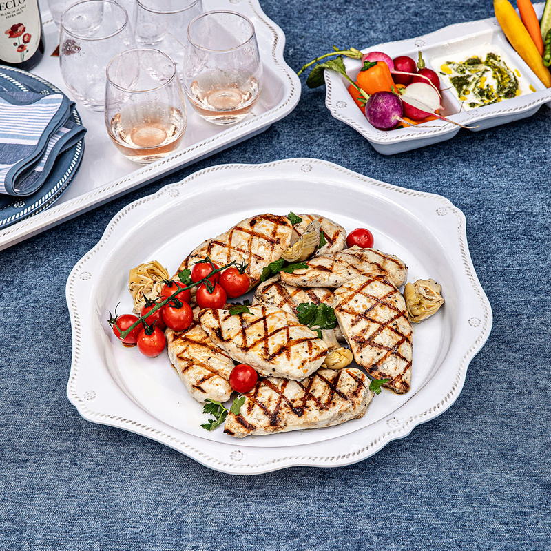 Berry & Thread Melamine | Round Platter Set