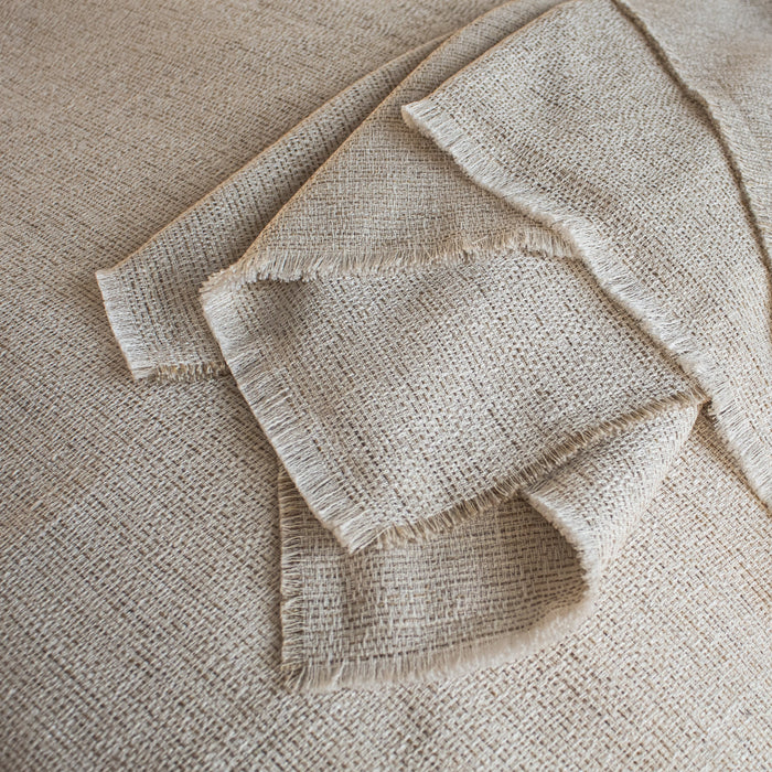 Photo of the Macau | Raw-Edge Throw ensemble.