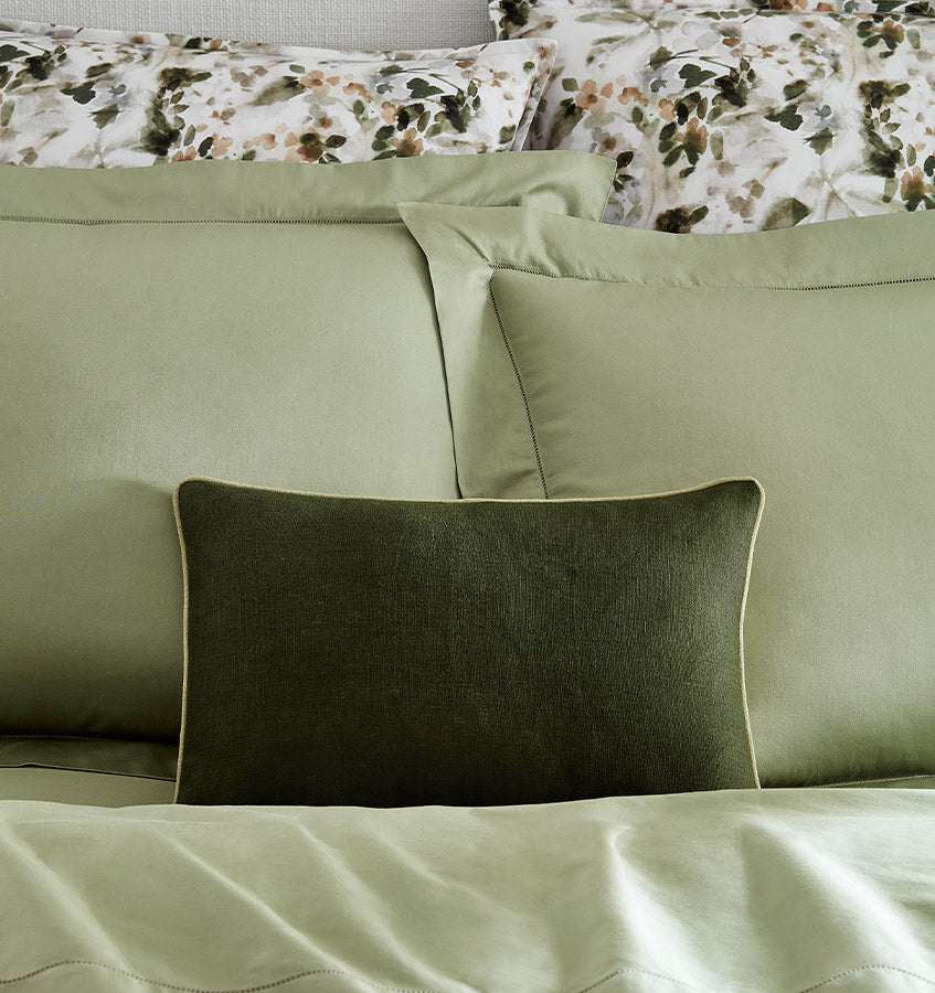 Sferra Manarola 20x20 | Decorative Pillow Hunter/Lime