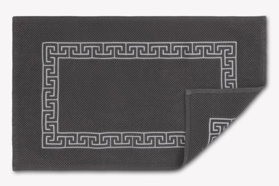 Image of Matouk Adelphi tub mat in color Charcoal