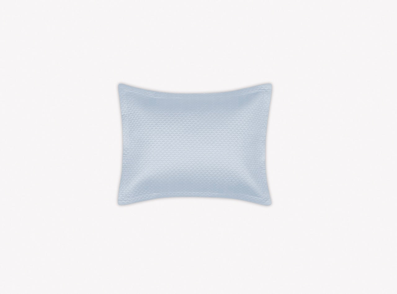 Image of Matouk Alba Boudoir Sham in color Blue