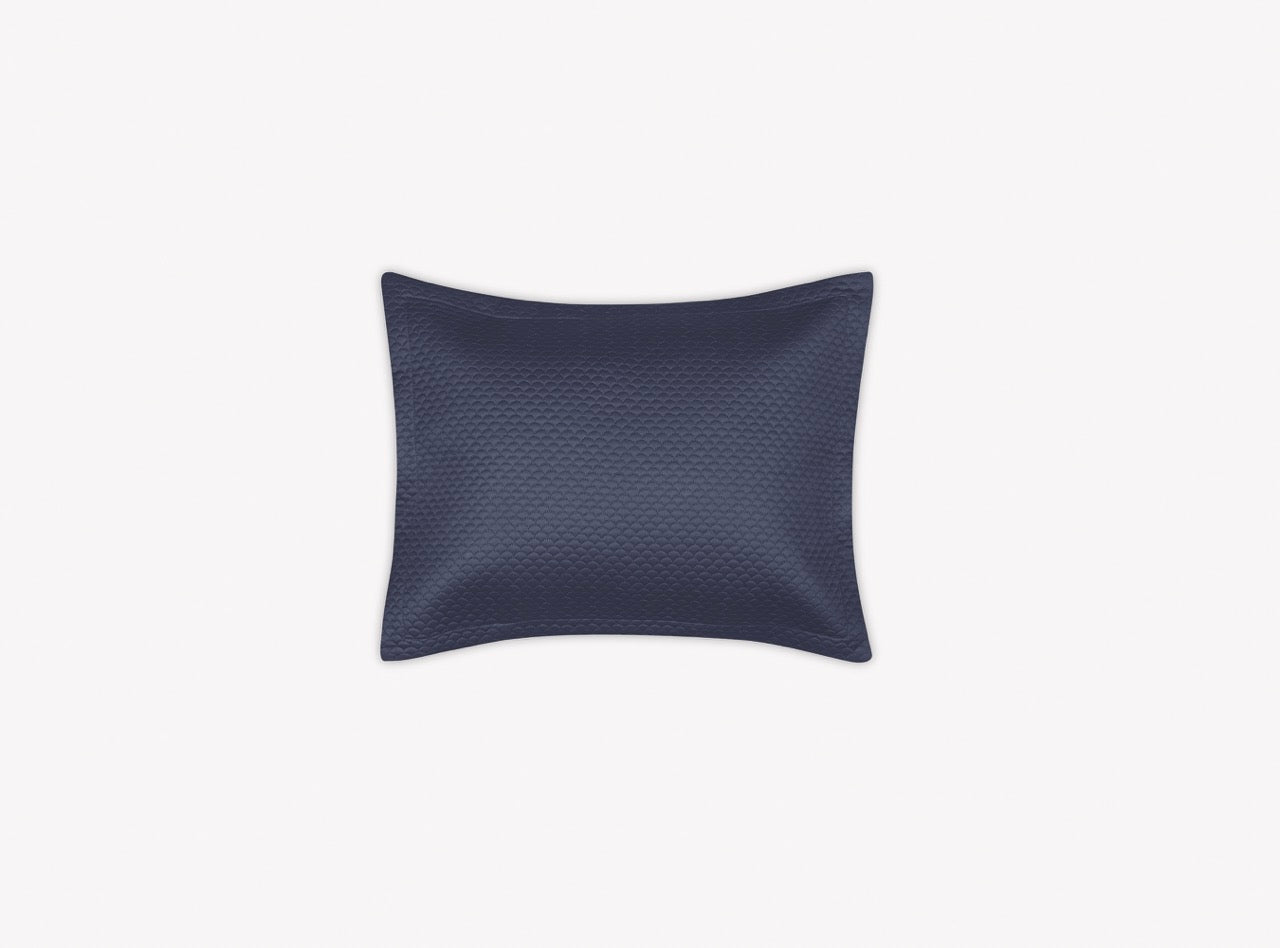 Image of Matouk Alba Boudoir Sham in color navy