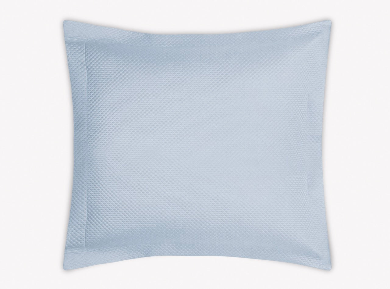 Image of Matouk Alba Euro Sham in color Blue