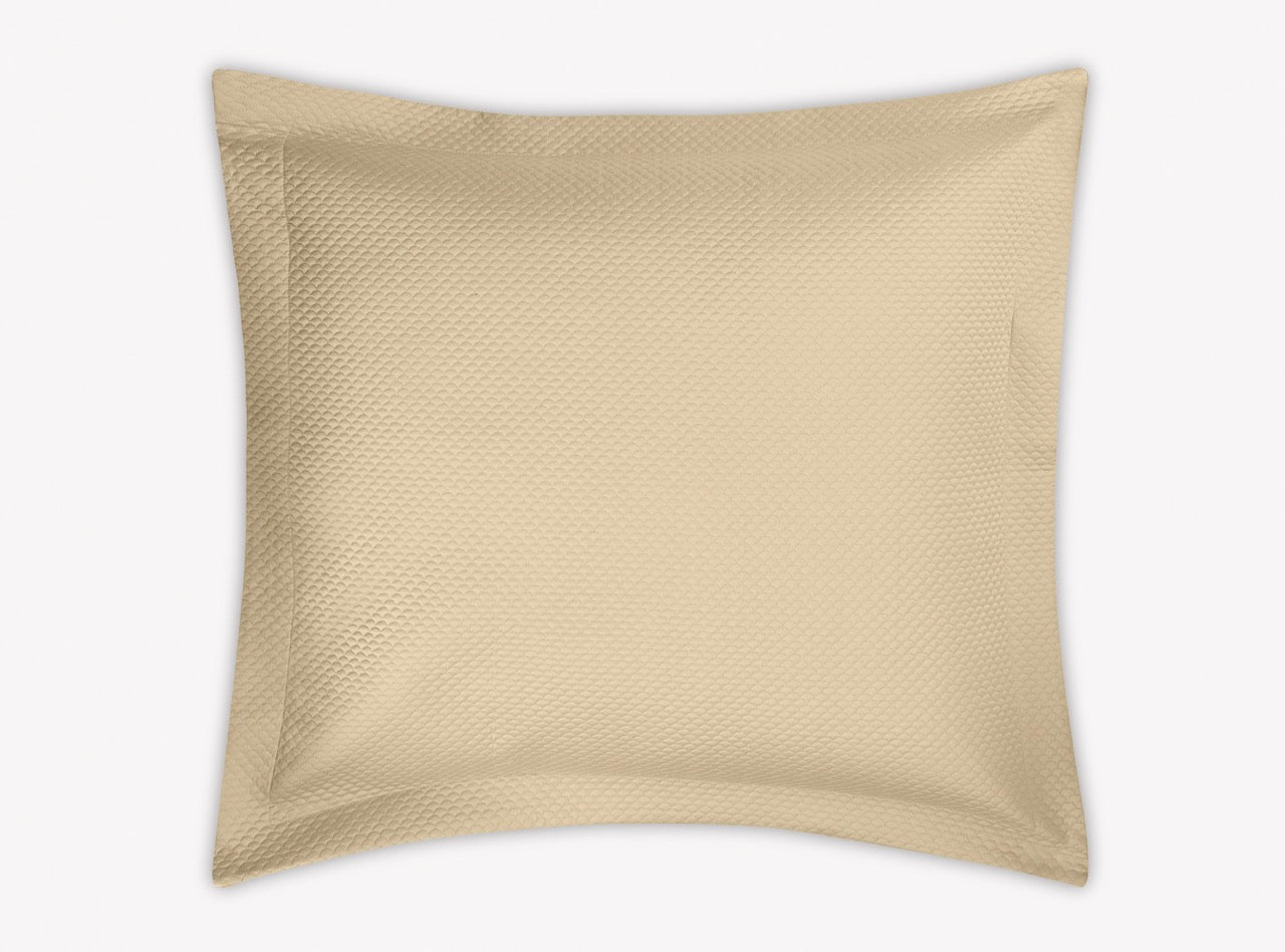 Image of Matouk Alba Euro Sham in color Honey